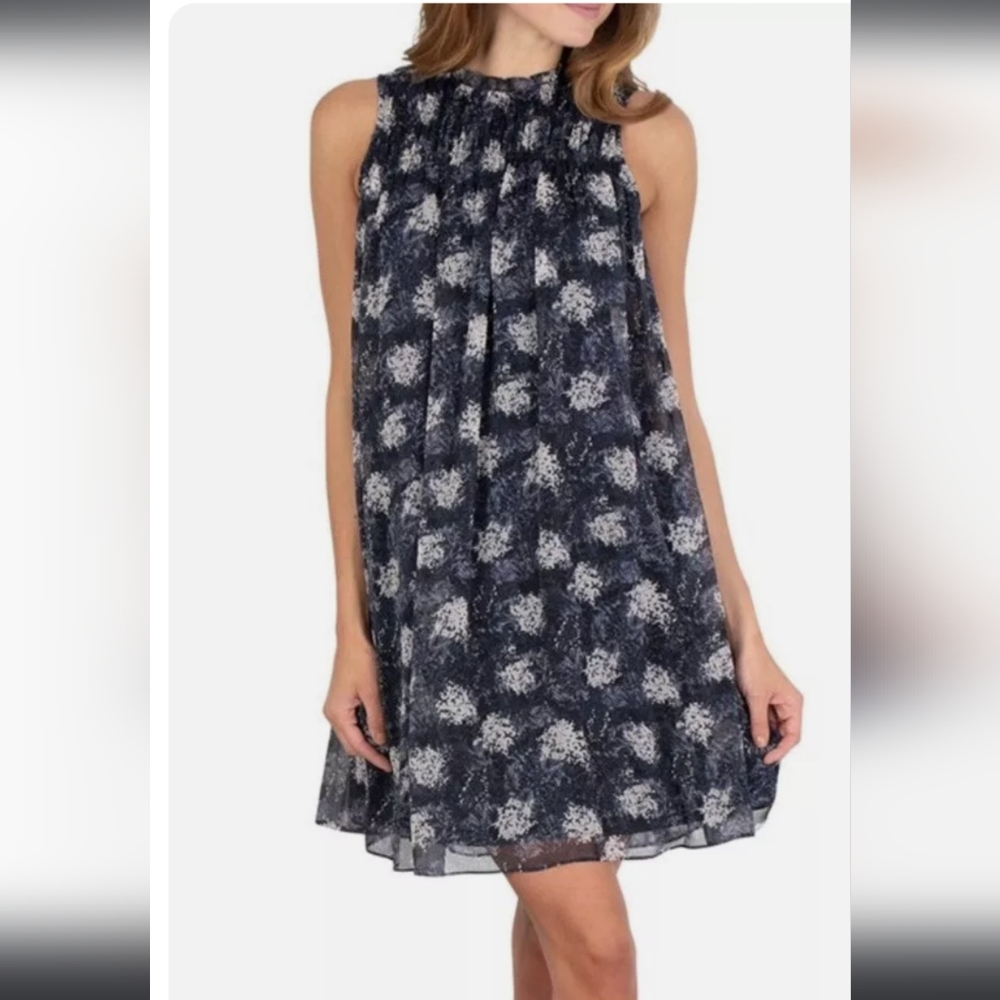 Joie sleeveless sheer dress.